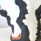 Three-winged Abstract Ceramic Vase