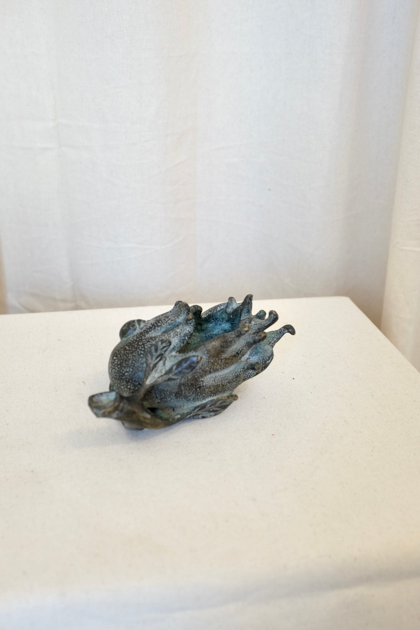 Bronze Dragon Fruit Form Censer