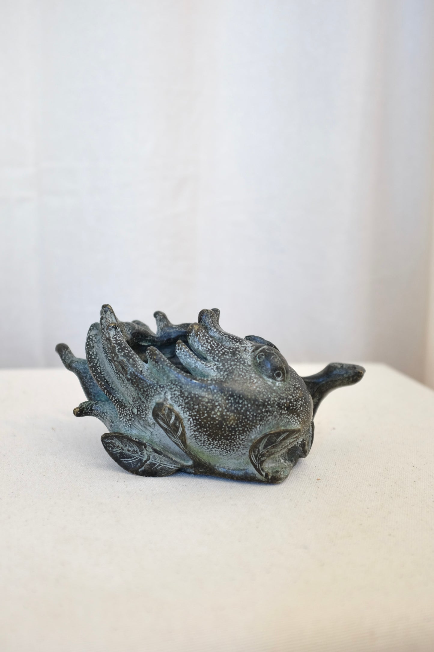 Bronze Dragon Fruit Form Censer