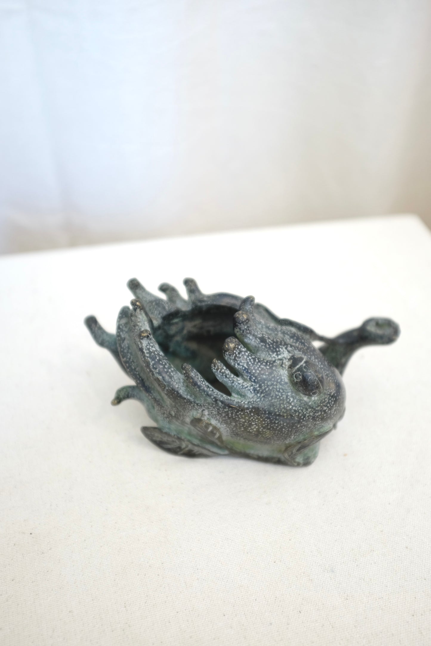 Bronze Dragon Fruit Form Censer