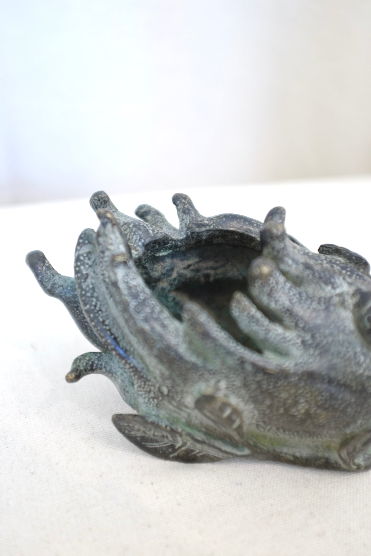 Bronze Dragon Fruit Form Censer