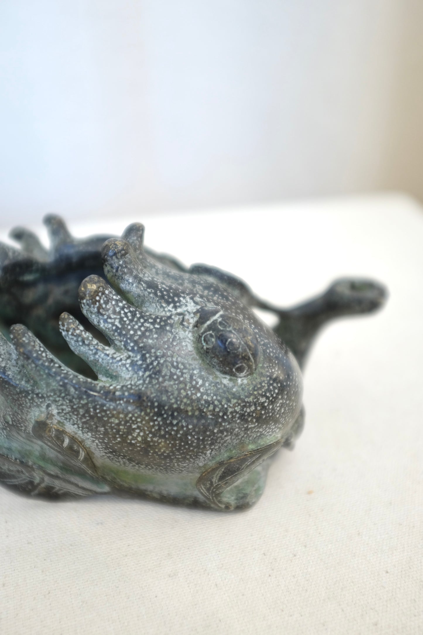Bronze Dragon Fruit Form Censer