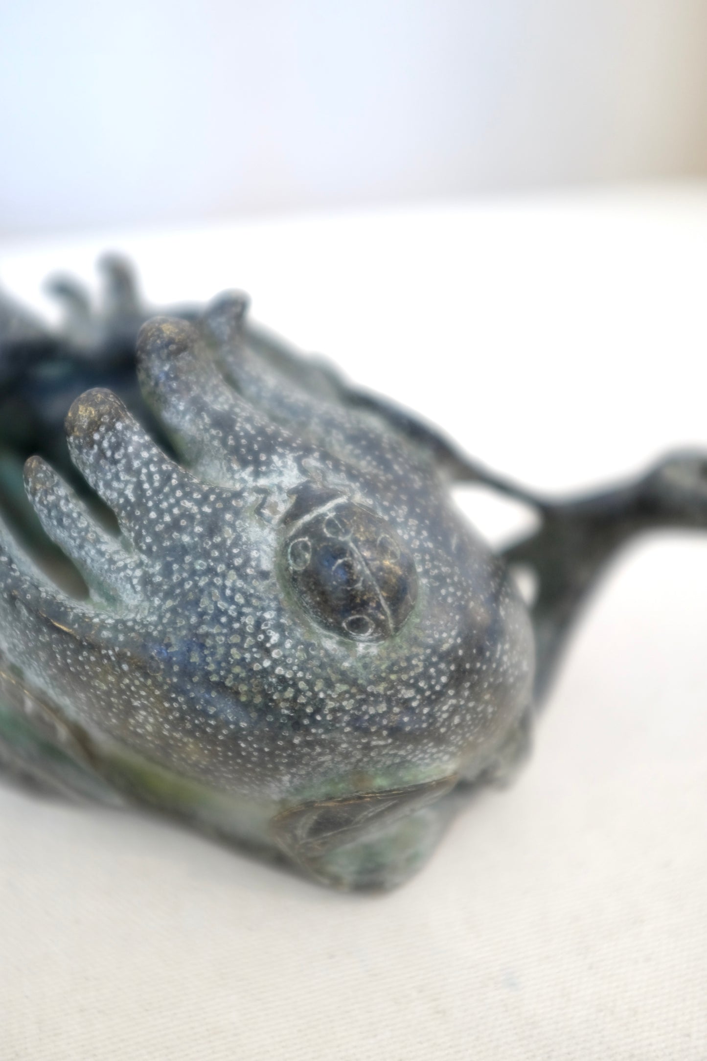 Bronze Dragon Fruit Form Censer