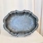 Scalloped Pewter Platter, Jacob Isenheim
