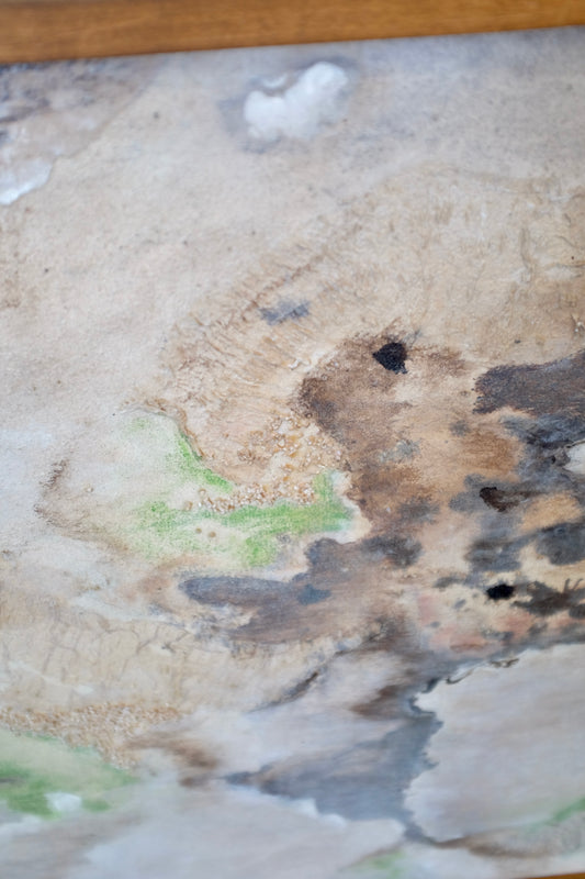 Framed Abstract Painting, Signed, Yoshiro Ikeda