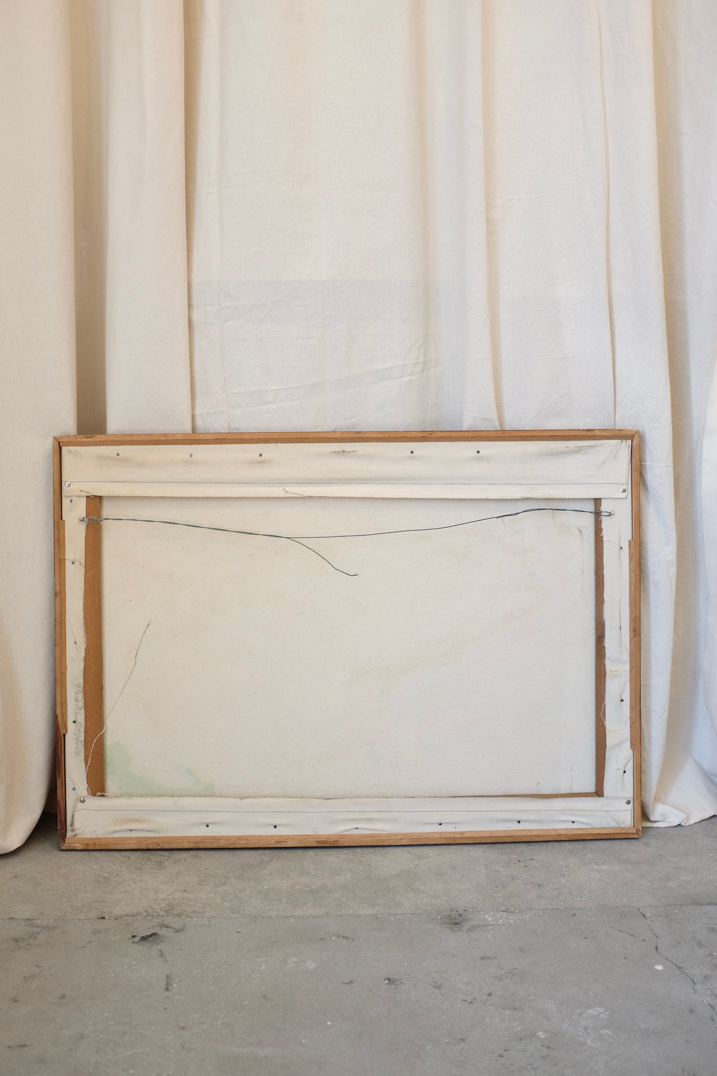 Framed Abstract Painting, Signed, Yoshiro Ikeda