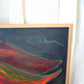 Framed Abstract Floral Painting, Virginia Parkum