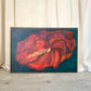 Georgia on My Mind, Framed Anthurium Floral Painting, Virginia Parkum