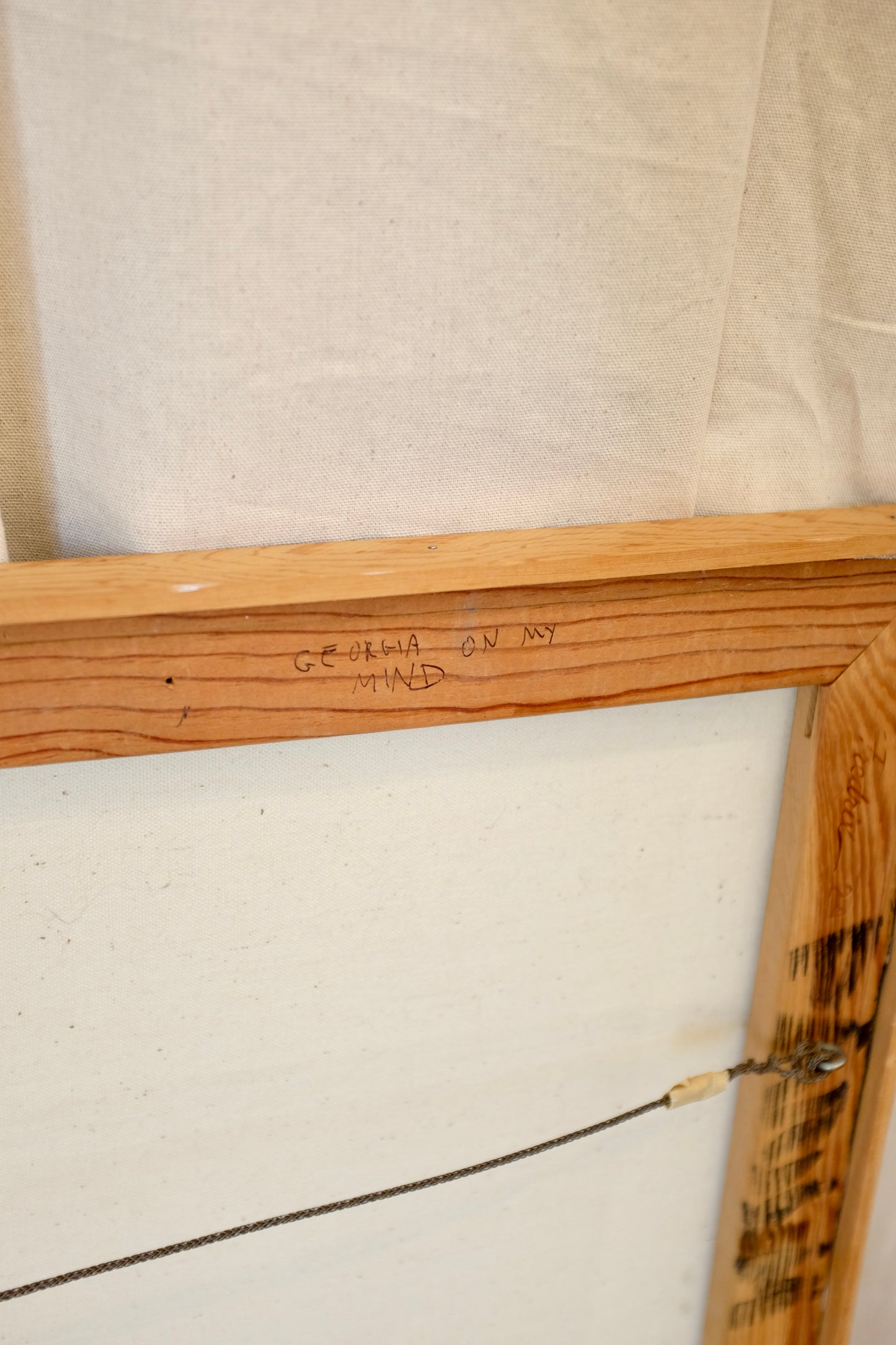 Georgia on My Mind, Framed Anthurium Floral Painting, Virginia Parkum