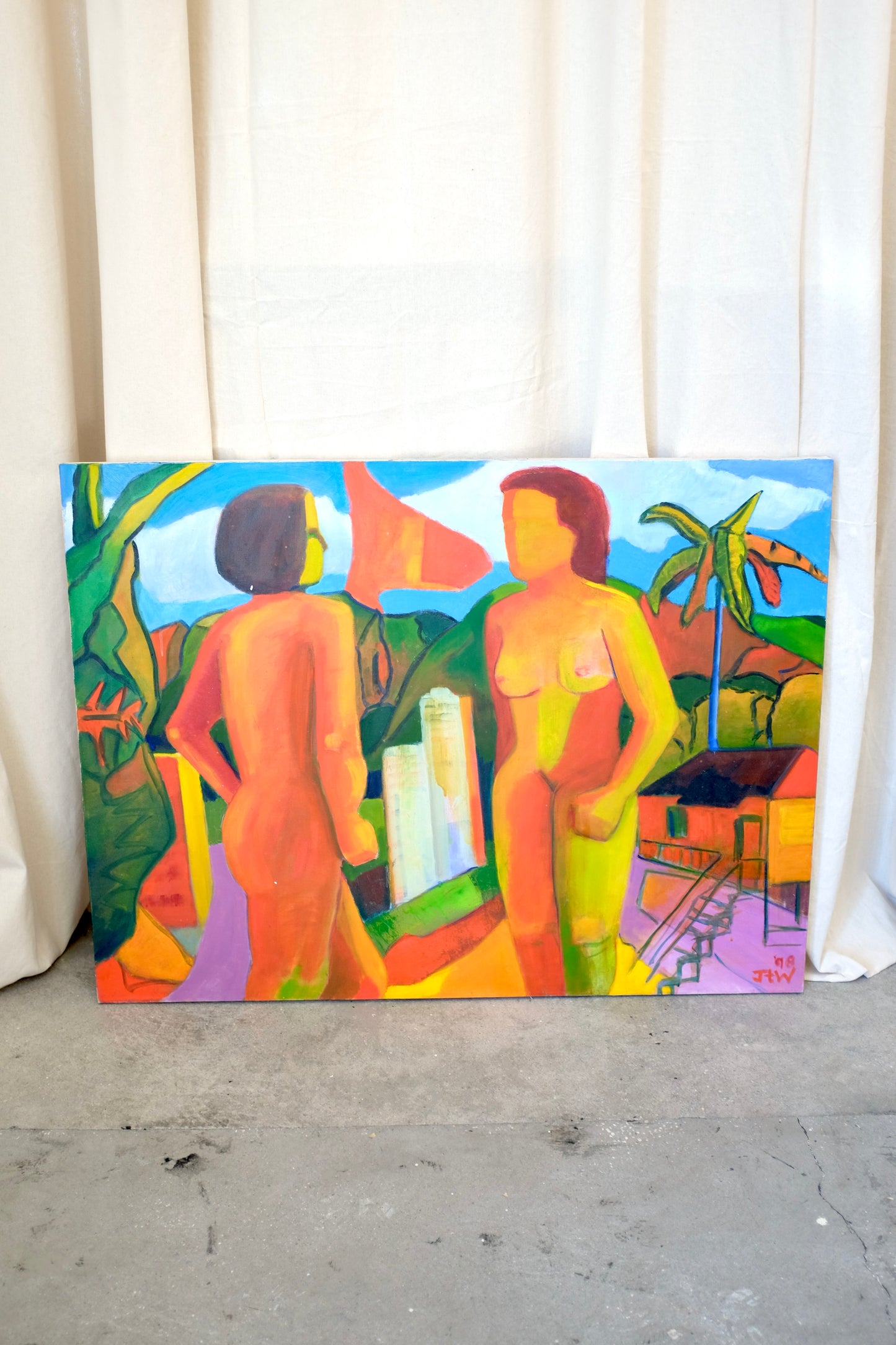 Tropical Nudes in Conversation, Jan Carl ter Wheele, 1998