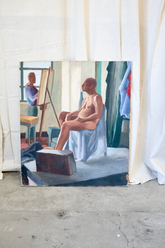Male Nude Study Painting