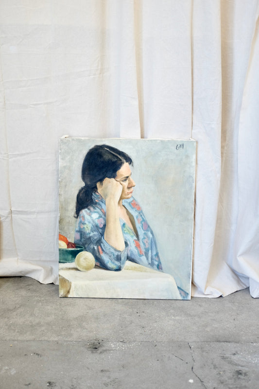 Portrait of a Woman in Her Robe, Virginia Tito Gay