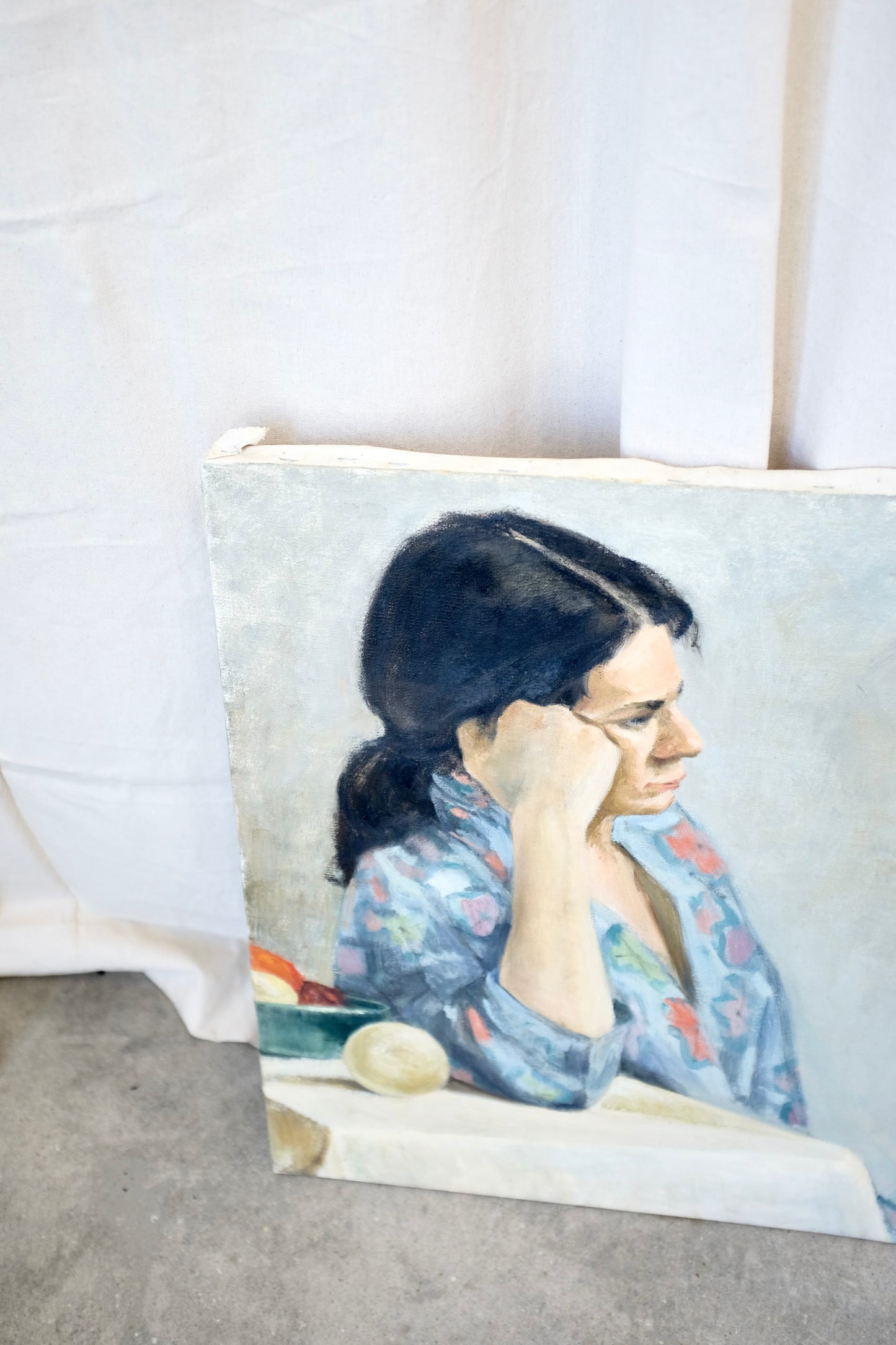 Portrait of a Woman in Her Robe, Virginia Tito Gay