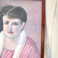 Portrait of a Woman in Pink, Harry Burke