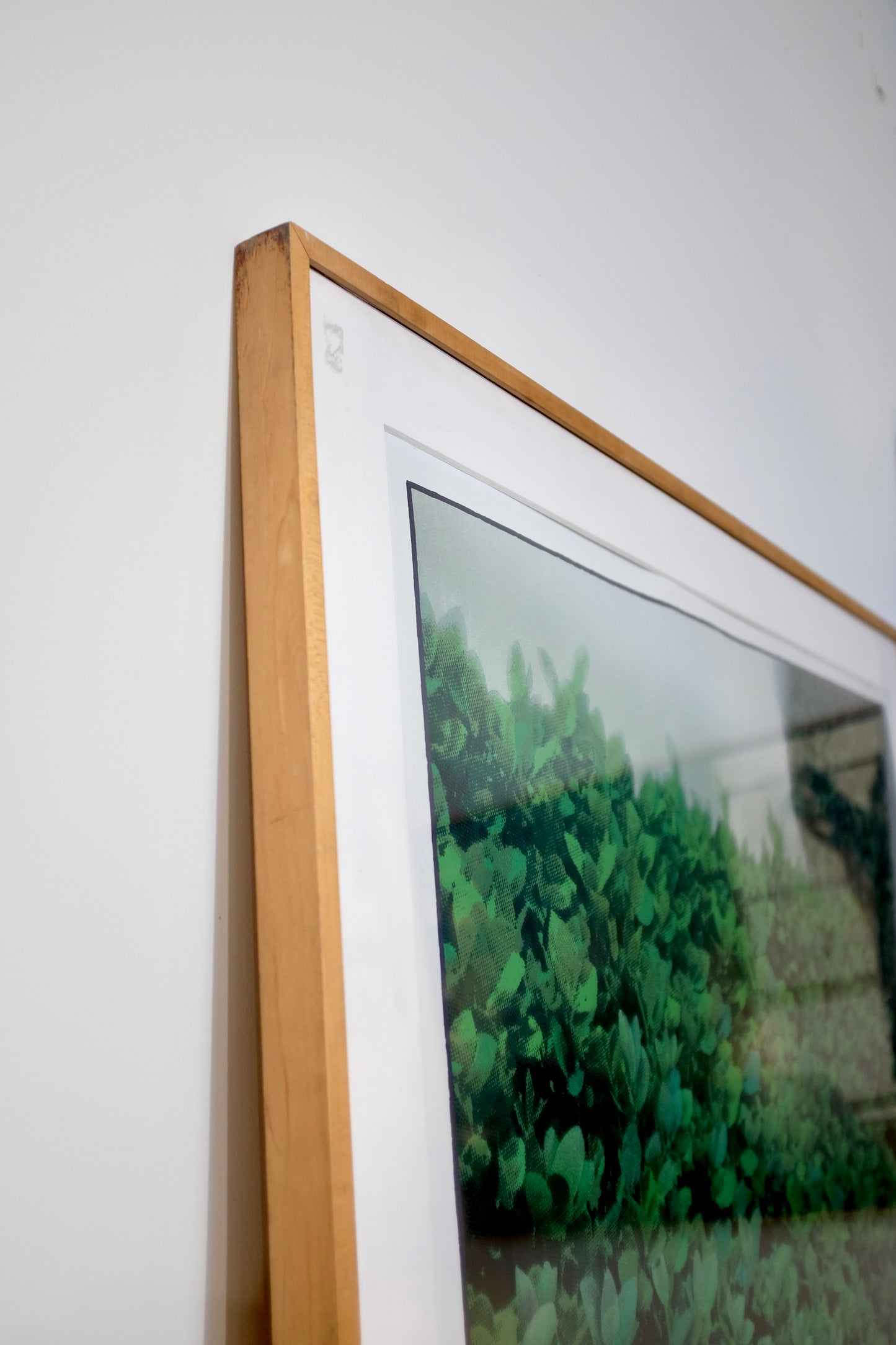 Hedges, Large Framed Lithograph, Ivor Abrahams (1935-2015, British)