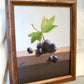 Small Still Life Painting of Grapes