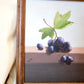 Small Still Life Painting of Grapes