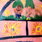 "Hopscotch" Folk Art Painting on Board