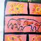 "Hopscotch" Folk Art Painting on Board