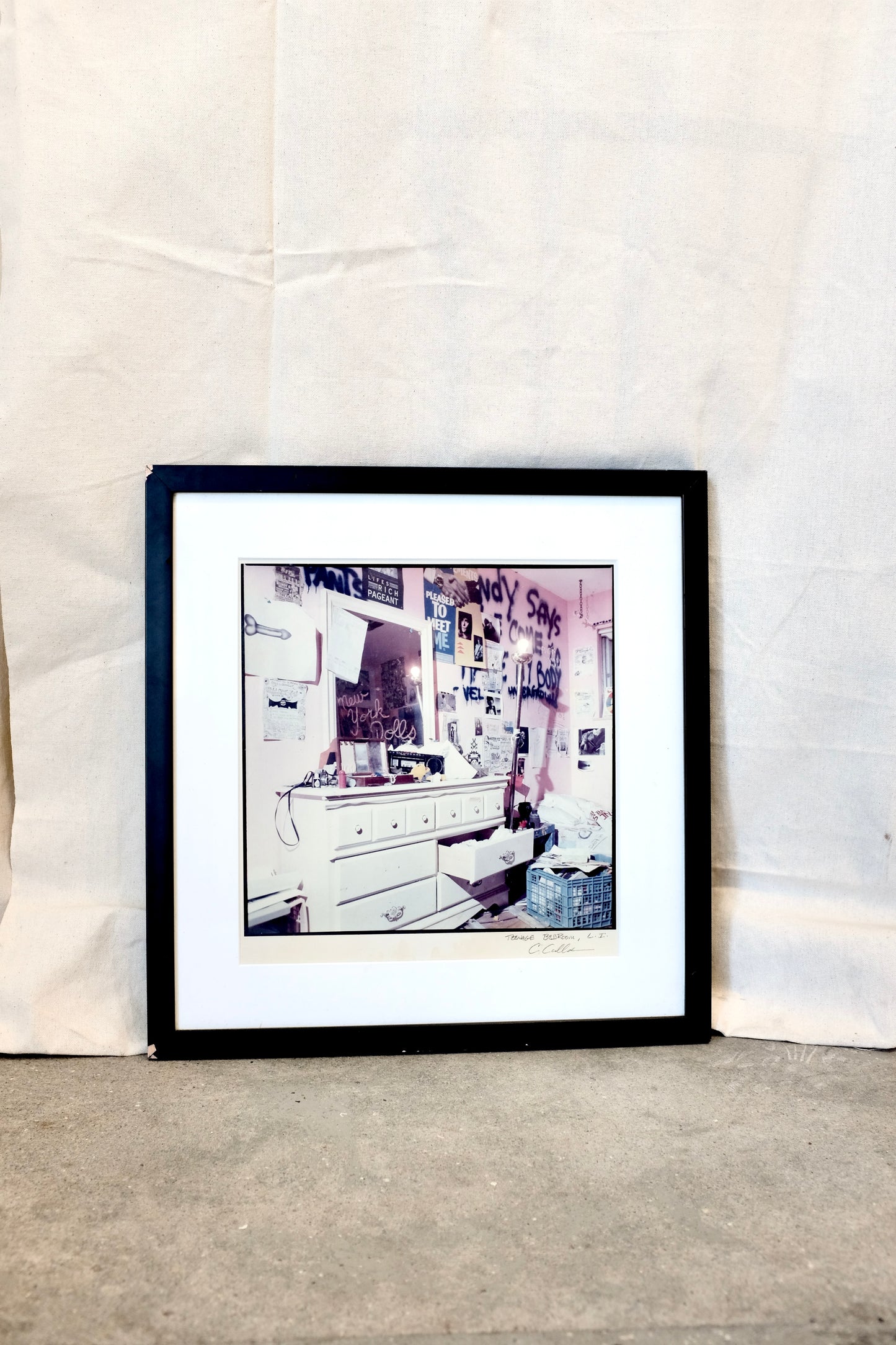 Teenage Bedroom Framed Photograph