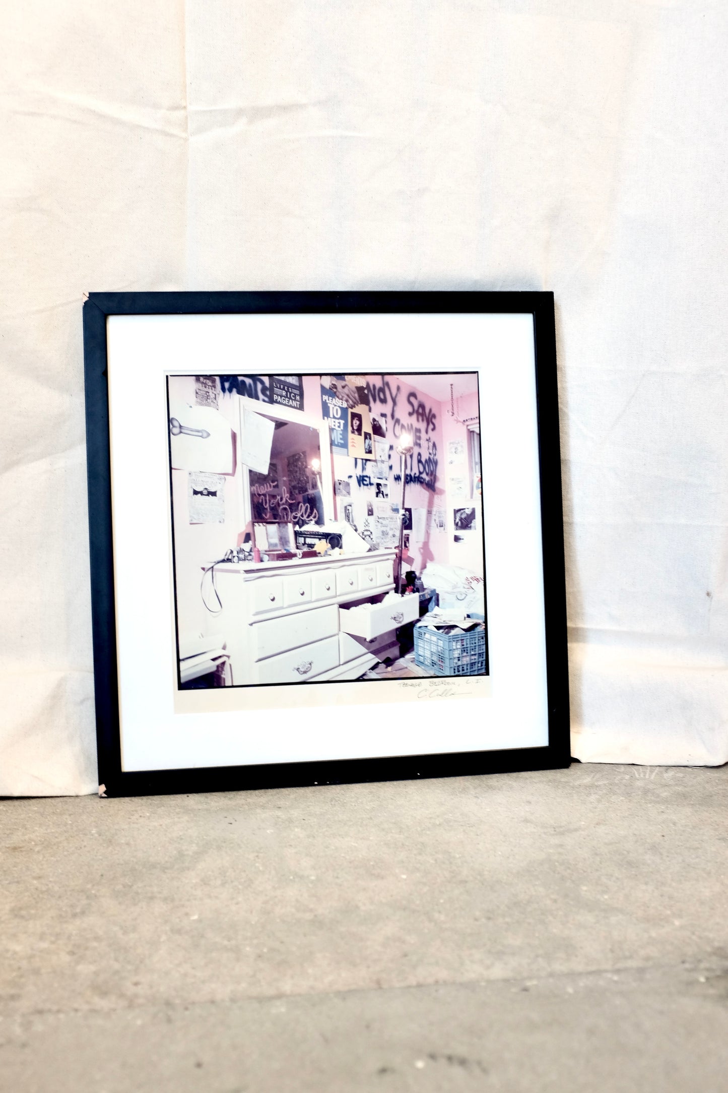 Teenage Bedroom Framed Photograph