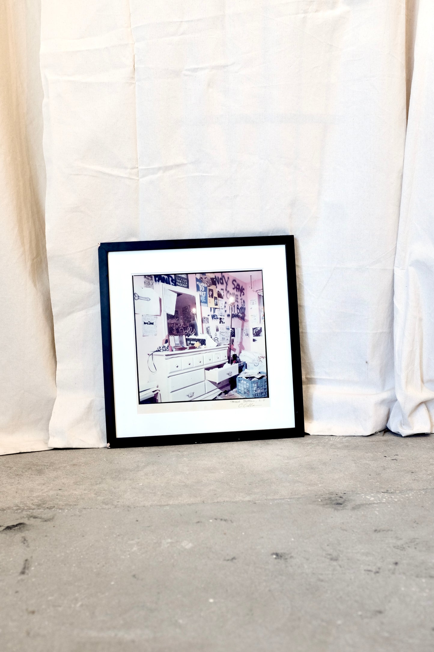 Teenage Bedroom Framed Photograph