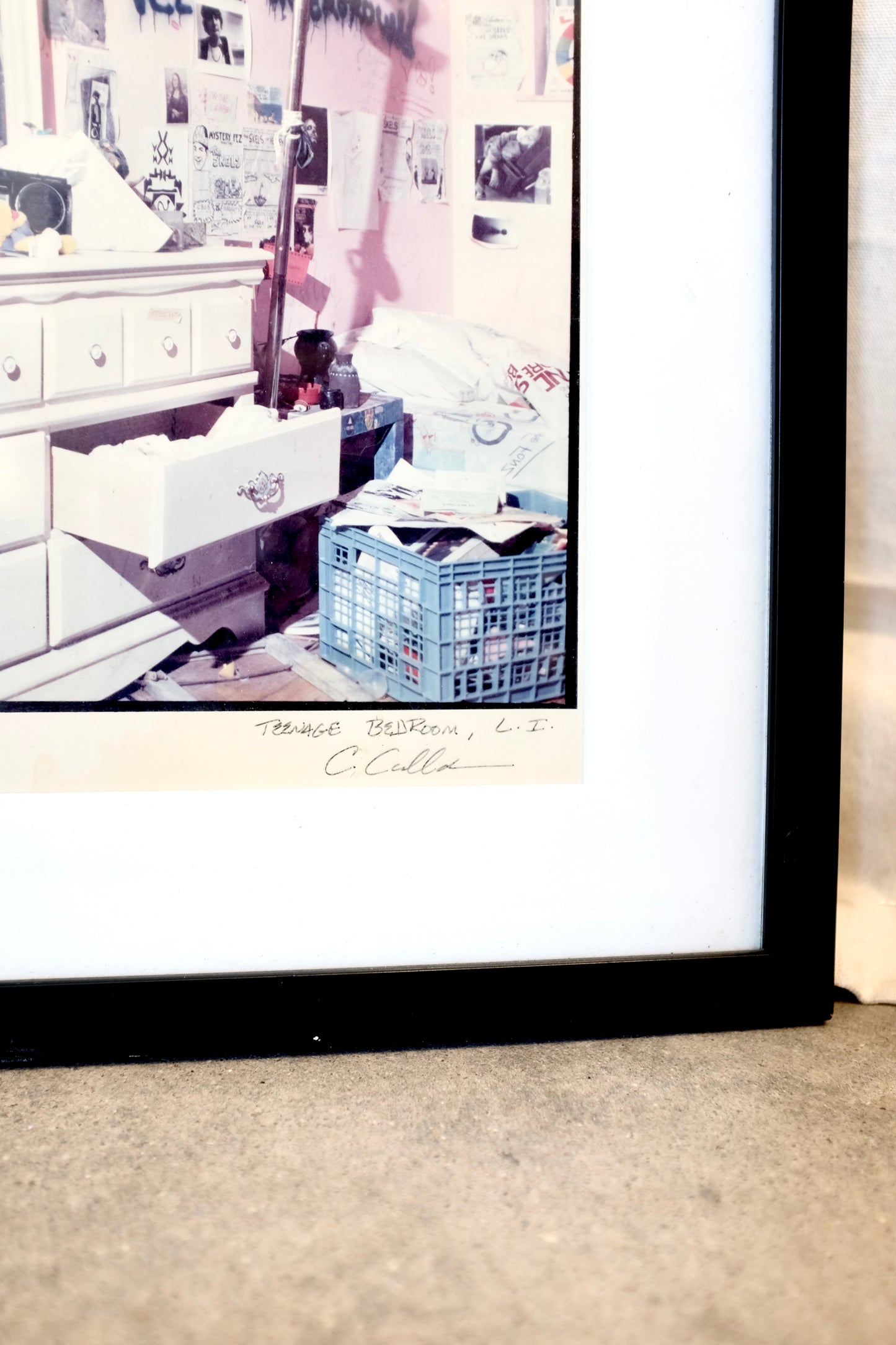 Teenage Bedroom Framed Photograph