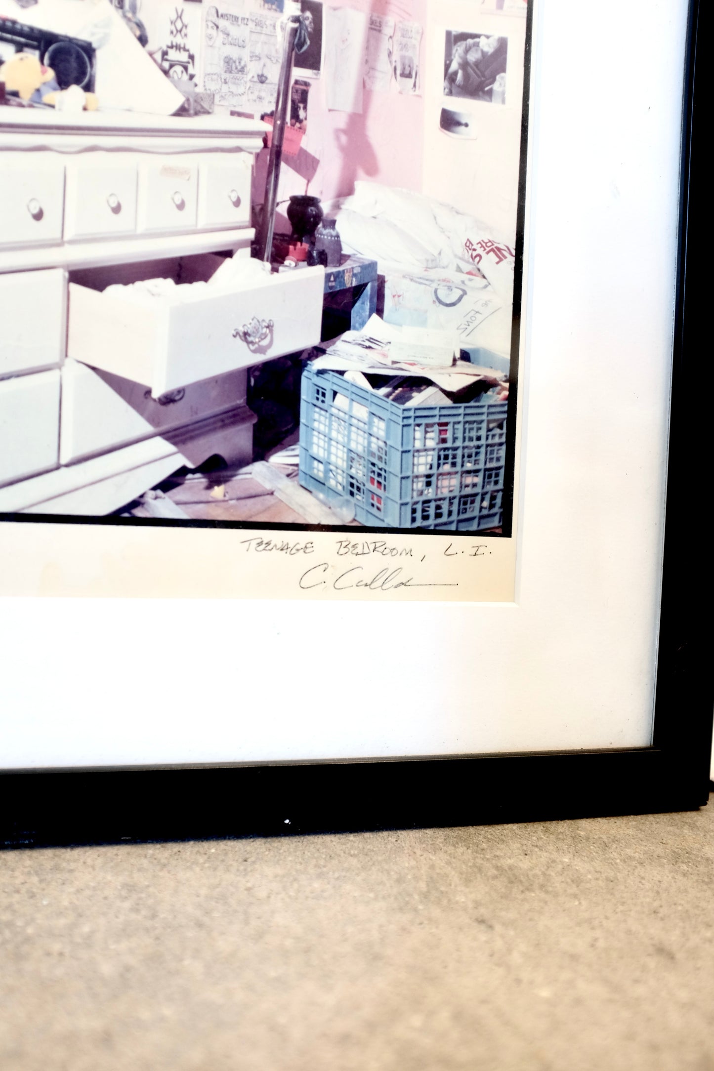 Teenage Bedroom Framed Photograph