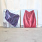 Draped Fabric on Cityscape Oil Paintings, Pair Available