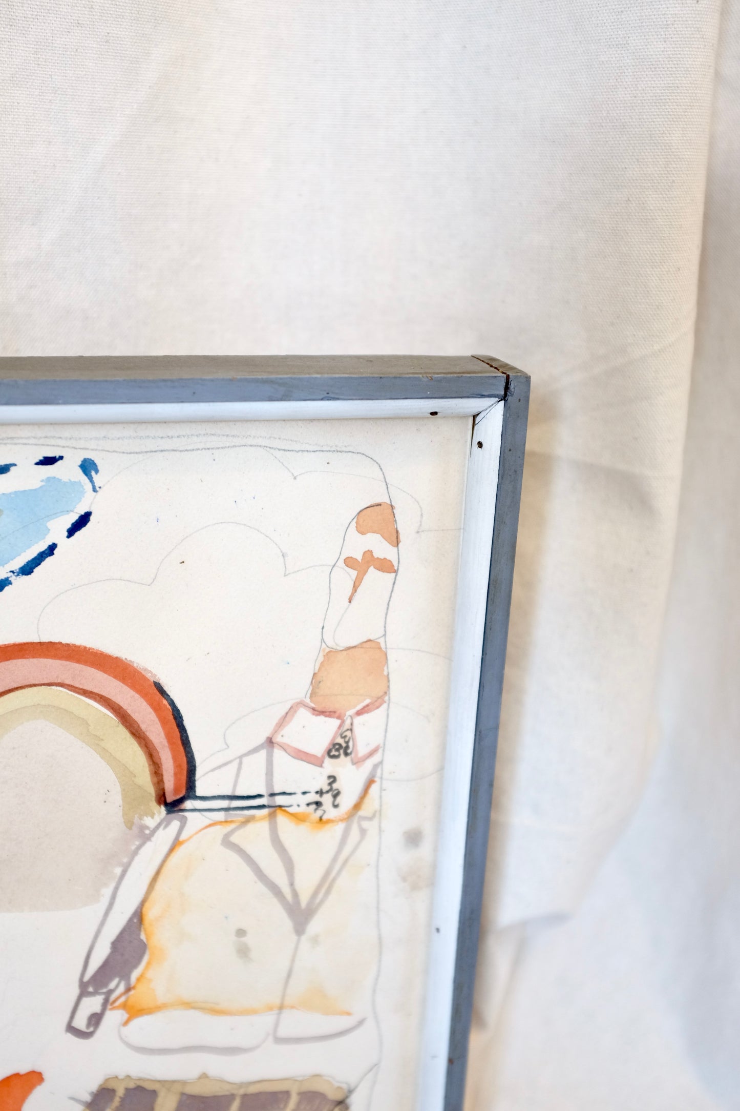 Framed Watercolor, Joseph Shepler, 1971