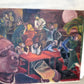 Colorful Bar Scene Painting on Board
