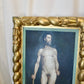 Standing Male Nude Portrait in Twisted Gilt Frame