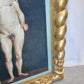 Standing Male Nude Portrait in Twisted Gilt Frame