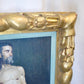 Standing Male Nude Portrait in Twisted Gilt Frame
