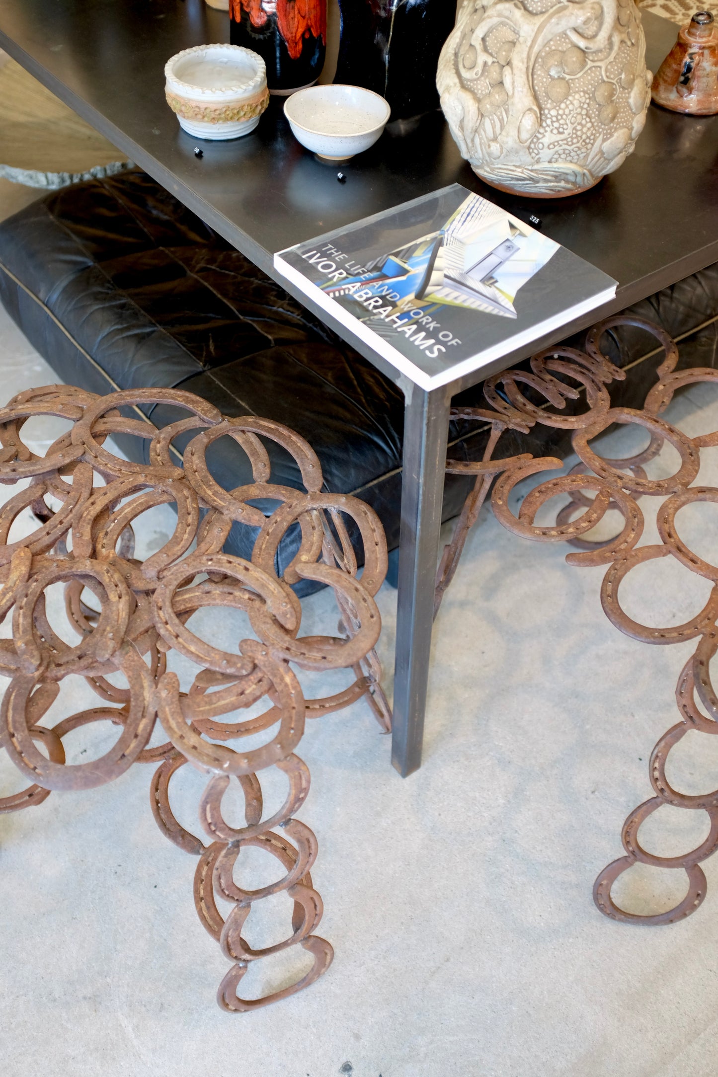 Horseshoe Side Table, 3 Available