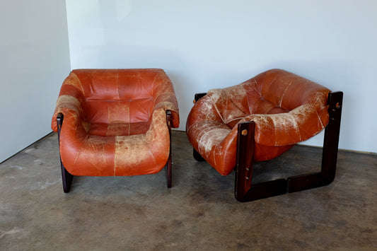 Percival Lafer Leather Chairs