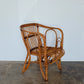 Curved Bamboo Arm Chair