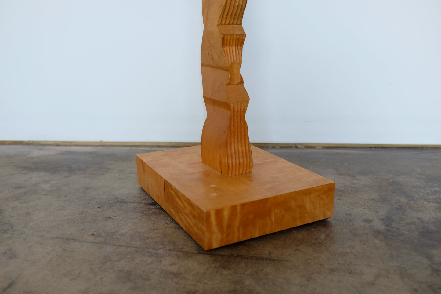 Studio Made Carved Wood Heart Table, Michael Joerling