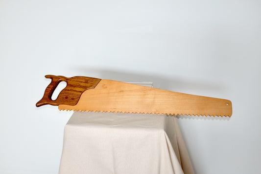 Carved Wood Hand Saw