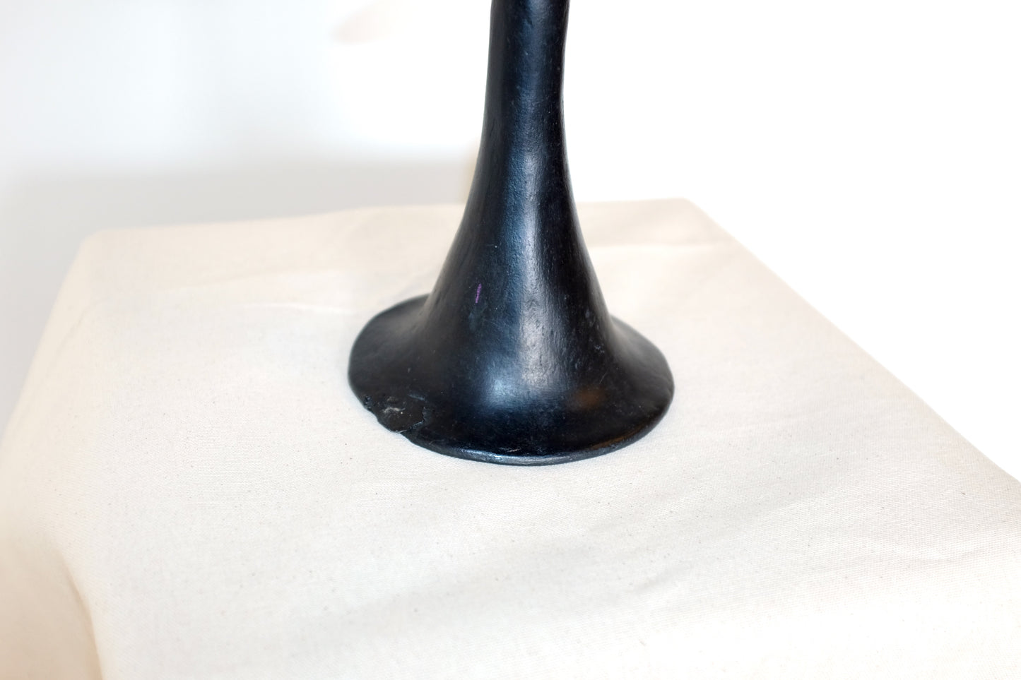 Oaxacan Black Pottery Tree Form Candelabra