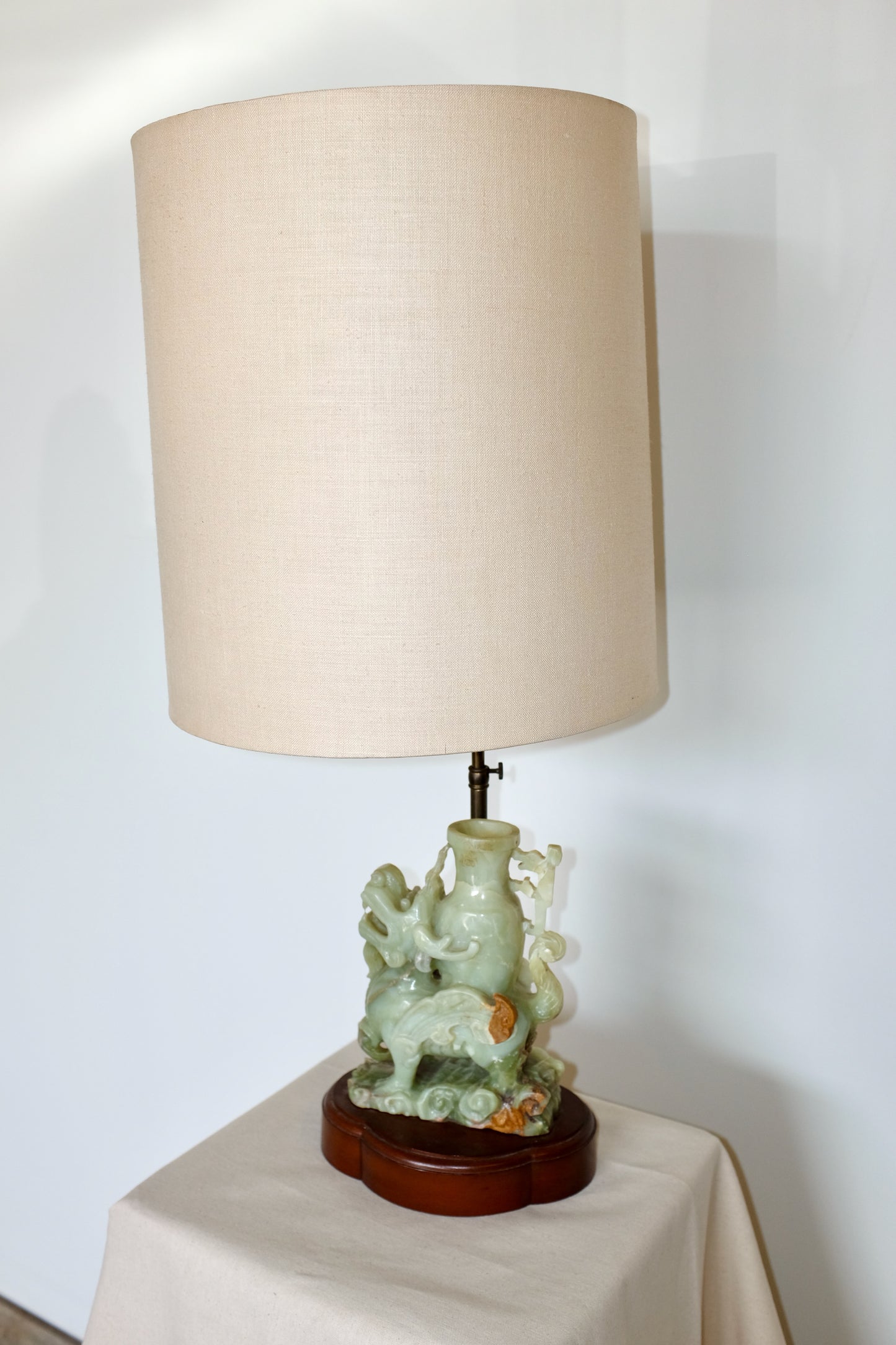 Chinese Soapstone Lamp