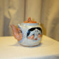 Japanese Porcelain Banko Face Teapot