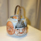 Japanese Porcelain Banko Face Teapot, Spotted Spout