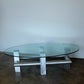 Brushed Metal Coffee Table