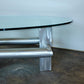 Brushed Metal Coffee Table