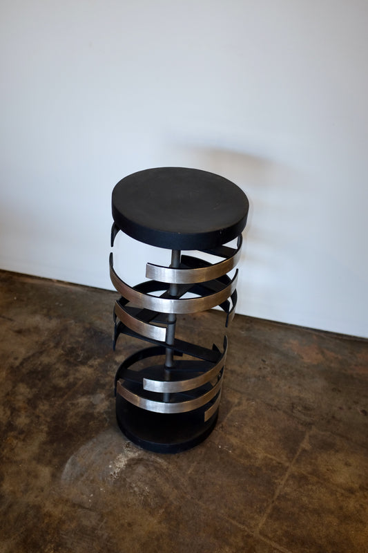 Sculptural Metal Side Table, Kenneth Nelson
