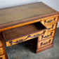 English Double Pedestal Desk