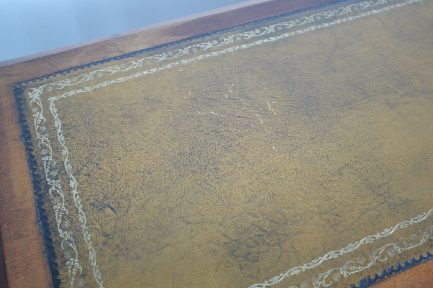 English Double Pedestal Desk