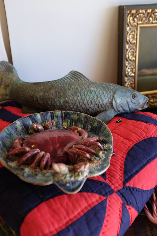 Patinated Bronze Koi Fish