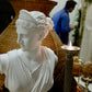 Diana Bust, Cast Marble on Marble Base